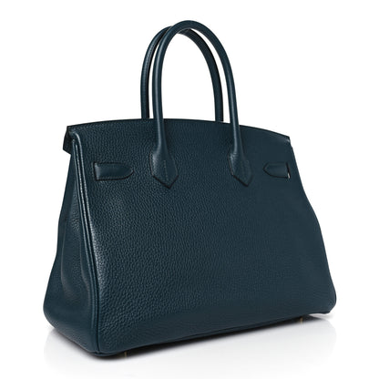Hermes Togo Birkin 30 Vert Cypress 4 of 12
