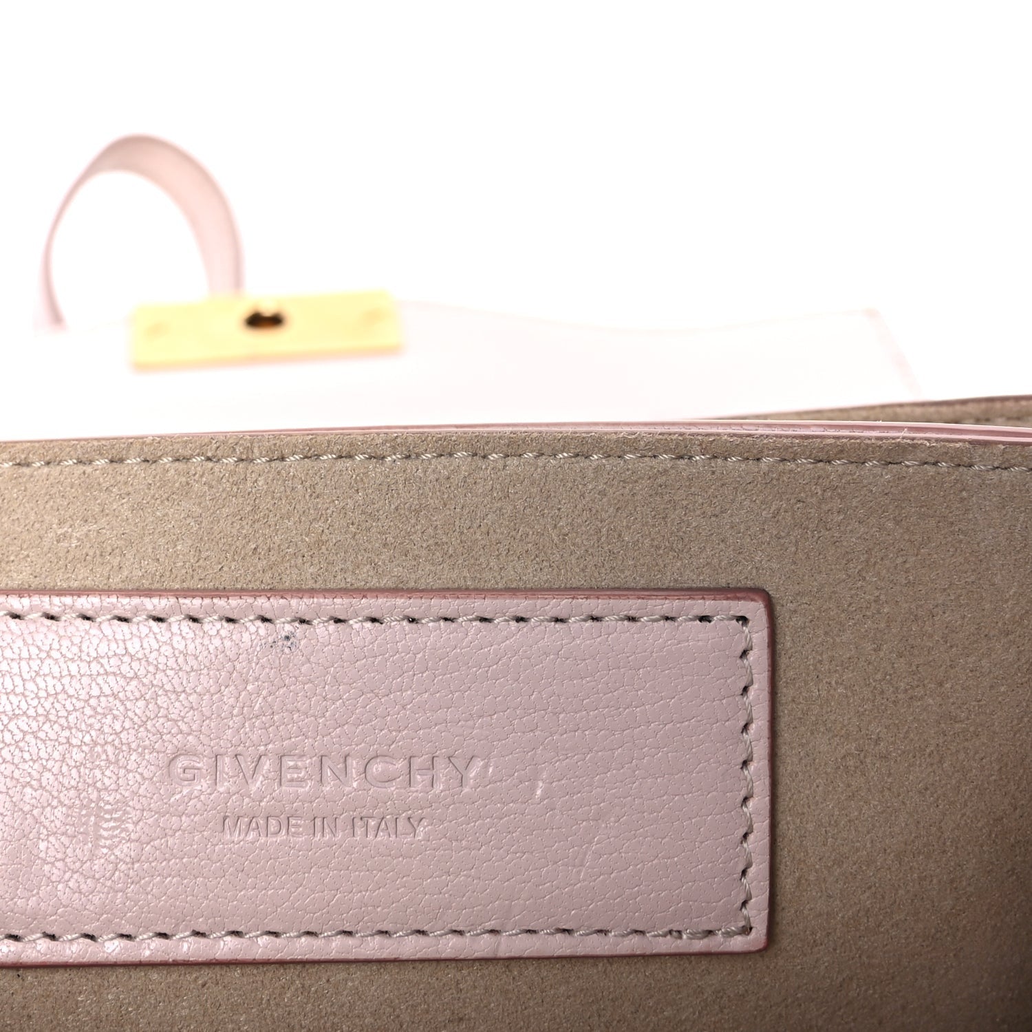 Givenchy Goatskin Quilted Small GV3 Shoulder Bag  Pale Pink 5 of 8