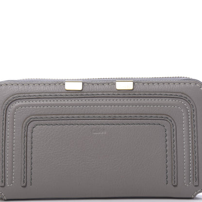 Chloe Calfskin Marcie Long Zip Around Wallet Cashmere Grey 11 of 12