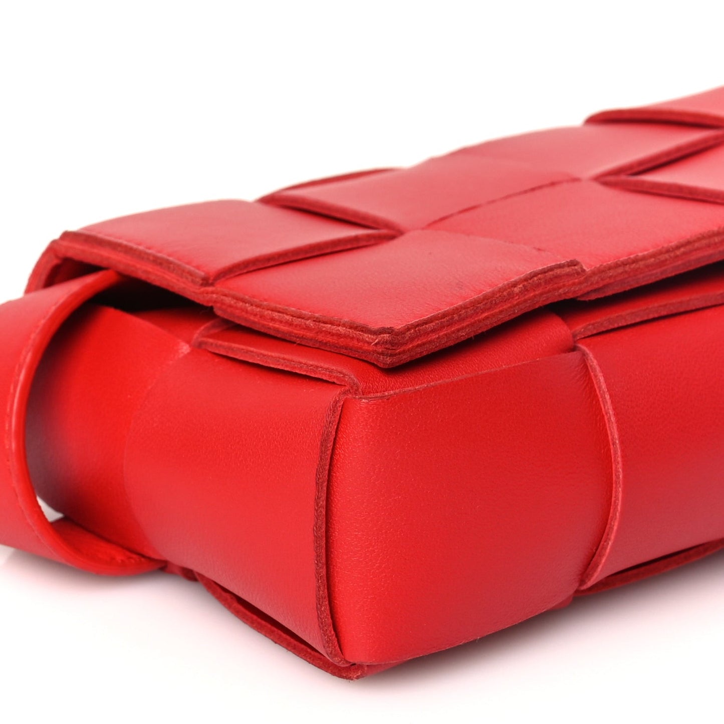 Nappa Maxi Intreccio The Belt Cassette Bag Chilli