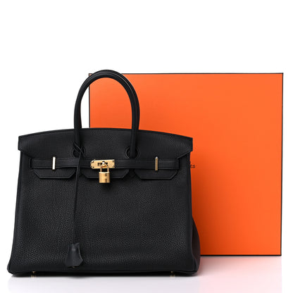 Hermes Togo Birkin 35 Black 9 of 9