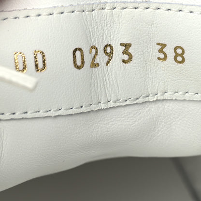 Louis Vuitton Lambskin Embossed Monogram Time Out Sneakers 38 White 8 of 8
