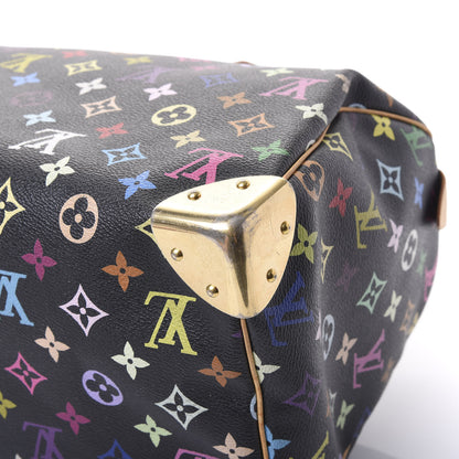 Louis Vuitton Monogram Multicolor Speedy 30 Black 10 of 14