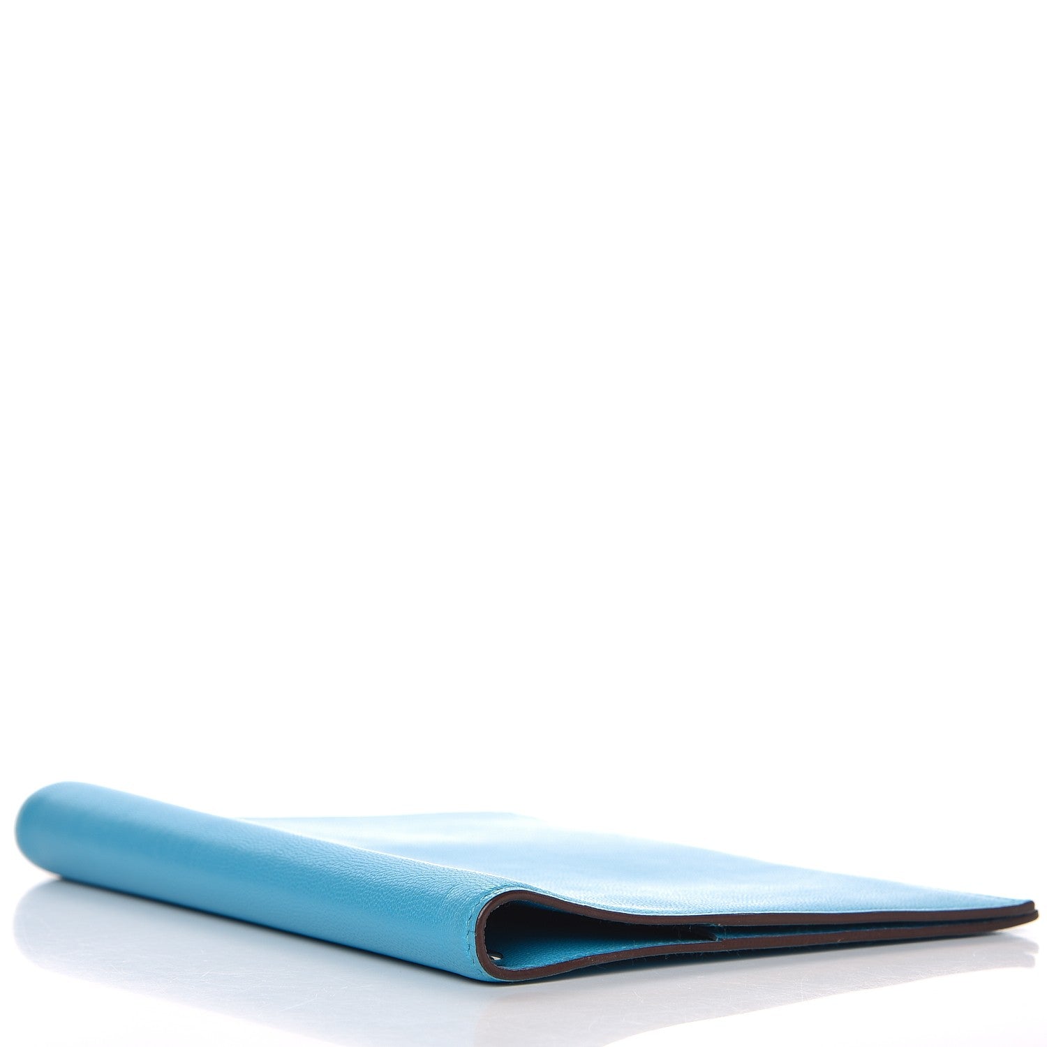 Hermes Lambskin Globe Trotter Agenda Cover Turquoise 4 of 8