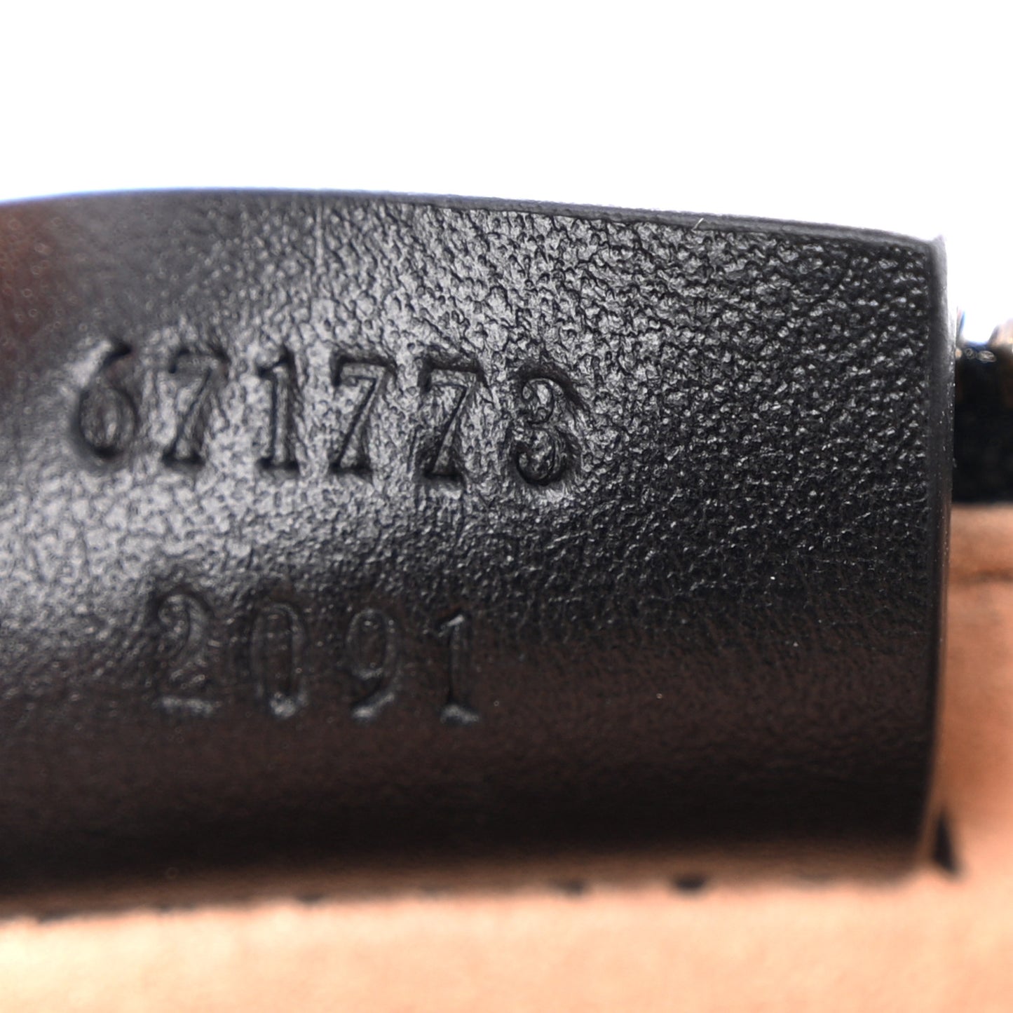 Calfskin Matelasse GG Marmont Key Case Black