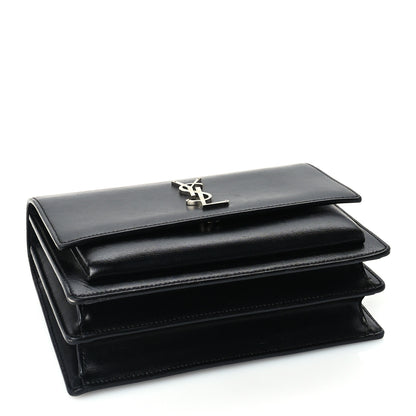Saint Laurent Calfskin Medium Monogram Sunset Black 3 of 8