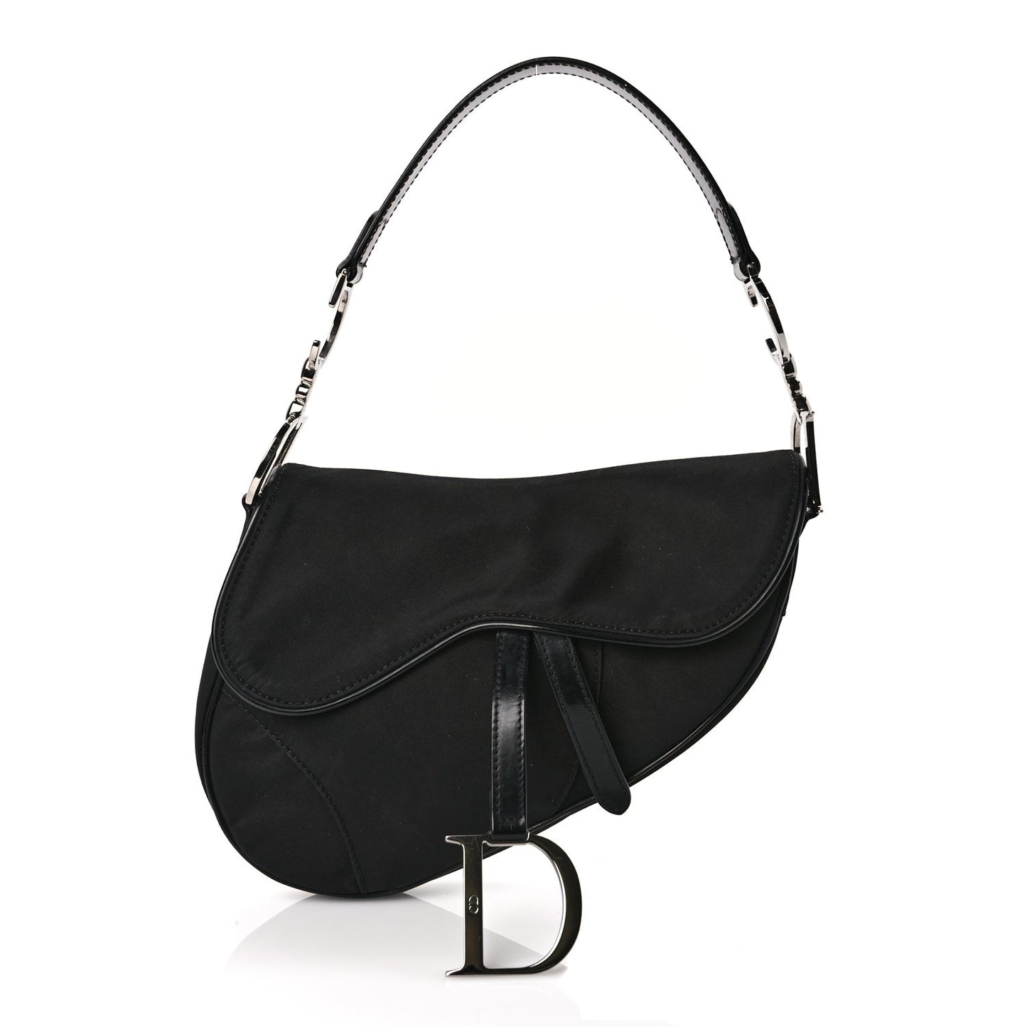 Nylon Saddle Bag Black