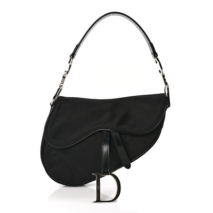 Christian Dior Nylon Saddle Bag Black 1 of 8