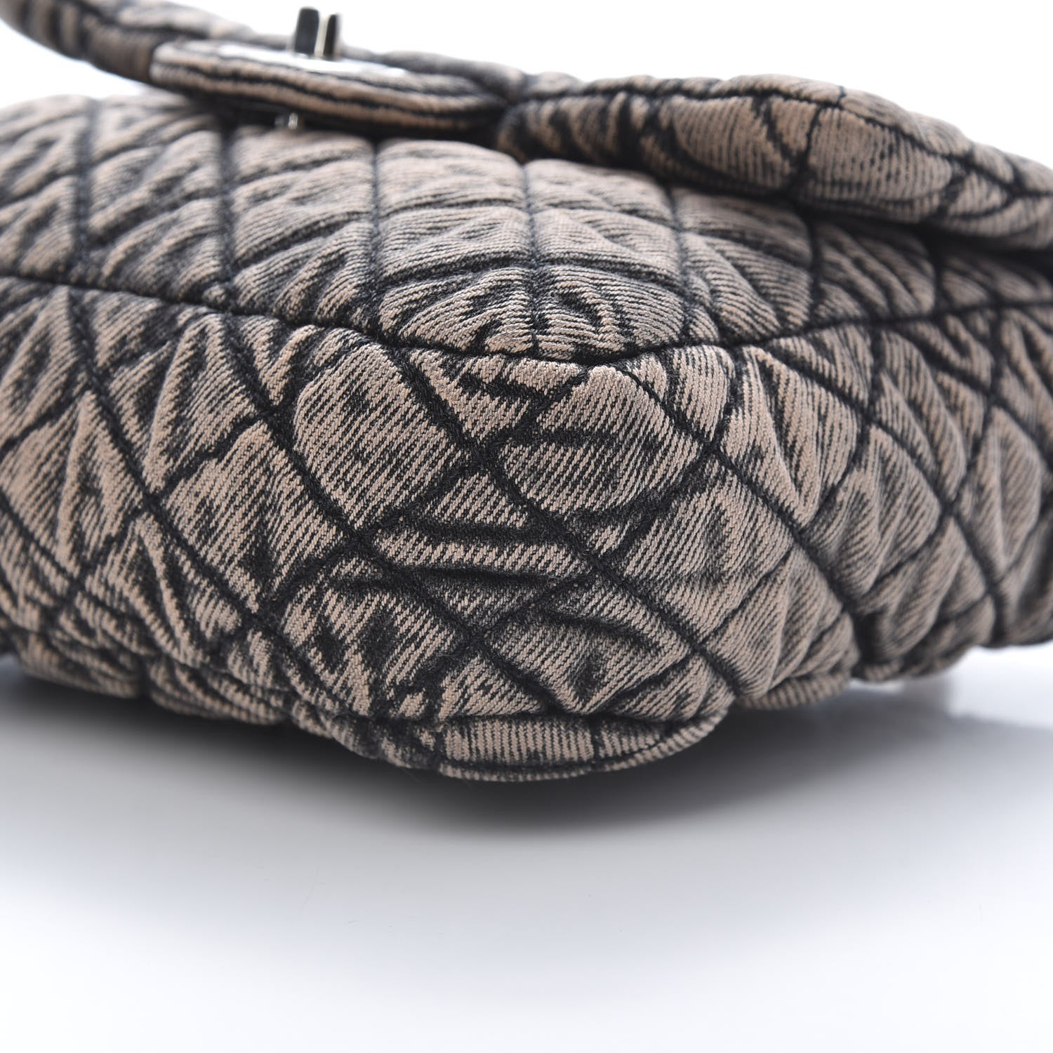 Chanel Washed Denim Quilted Small Denimpression Flap Rose Clair 10 of 12