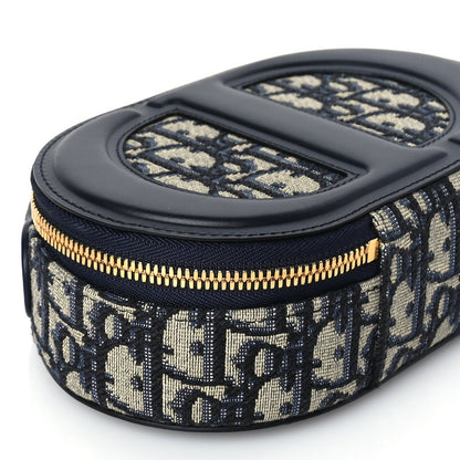 Christian Dior Oblique CD Signature Oval Crossbody Camera Bag Blue Multicolor Blue Multicolor 7 of 8