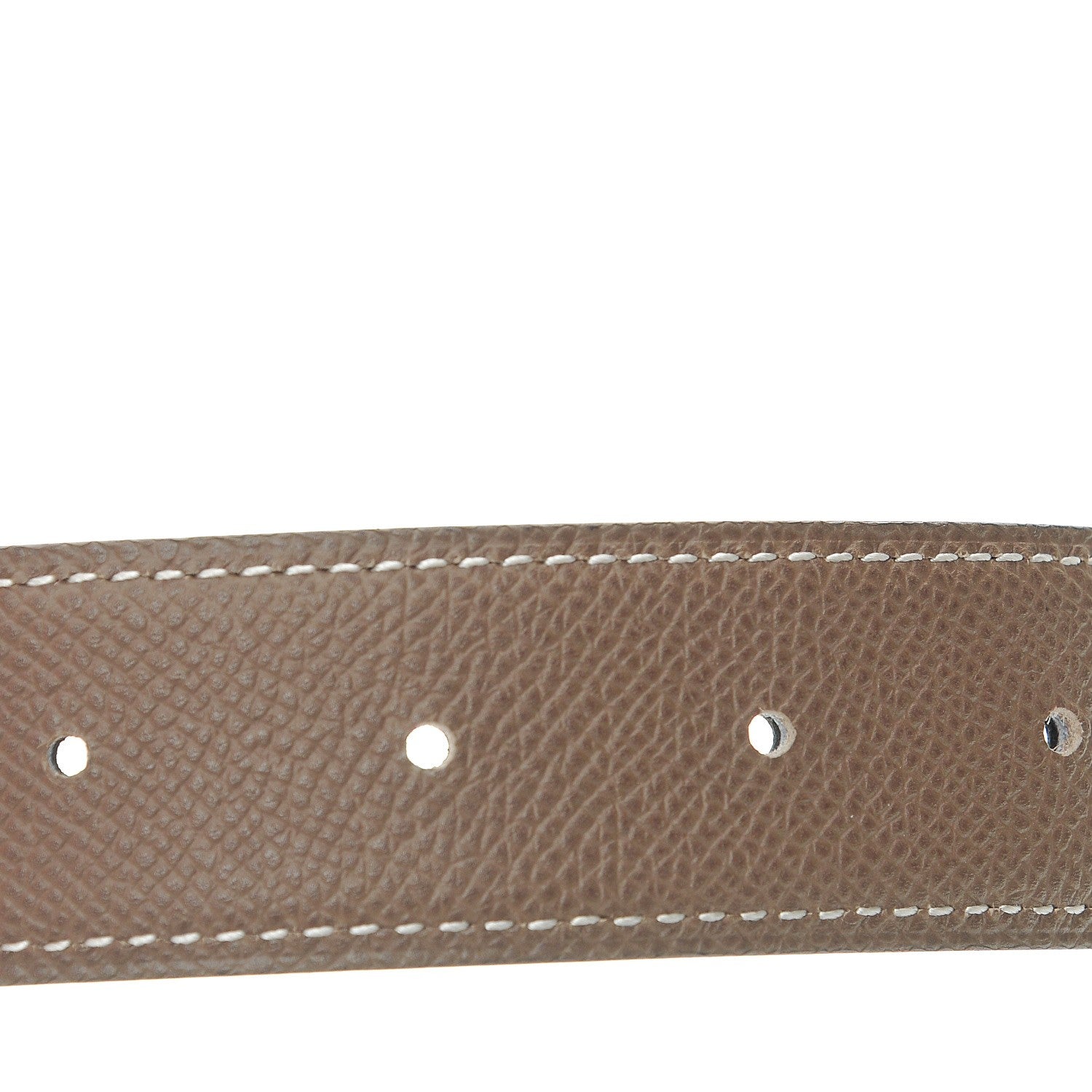 Hermes Swift Epsom 32mm H Belt 85 Black Etoupe 7 of 8