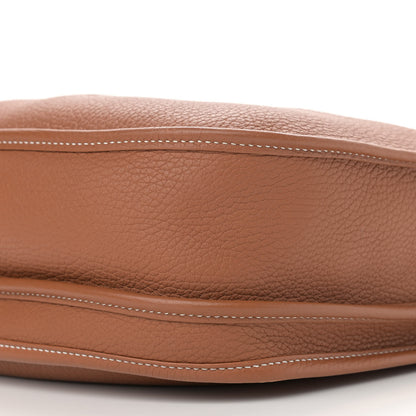 Hermes Taurillon Clemence Evelyne III PM Gold 11 of 12