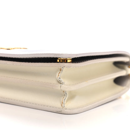 Prada Saffiano Lux Chain Wallet White Multicolor 9 of 13