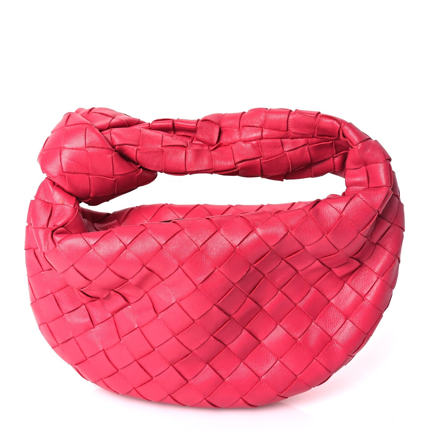 Nappa Intrecciato Mini Jodie Cranberry