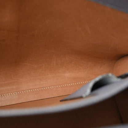 Delvaux Grained Calfskin Brillant Briefcase Grey 9 of 18