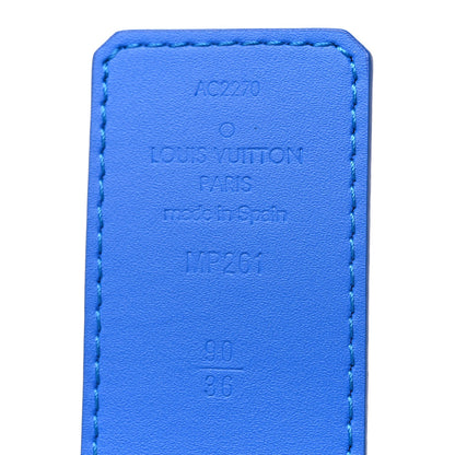 Louis Vuitton Monogram Clouds 40mm LV Initiales Belt 90 36 Blue 3 of 5