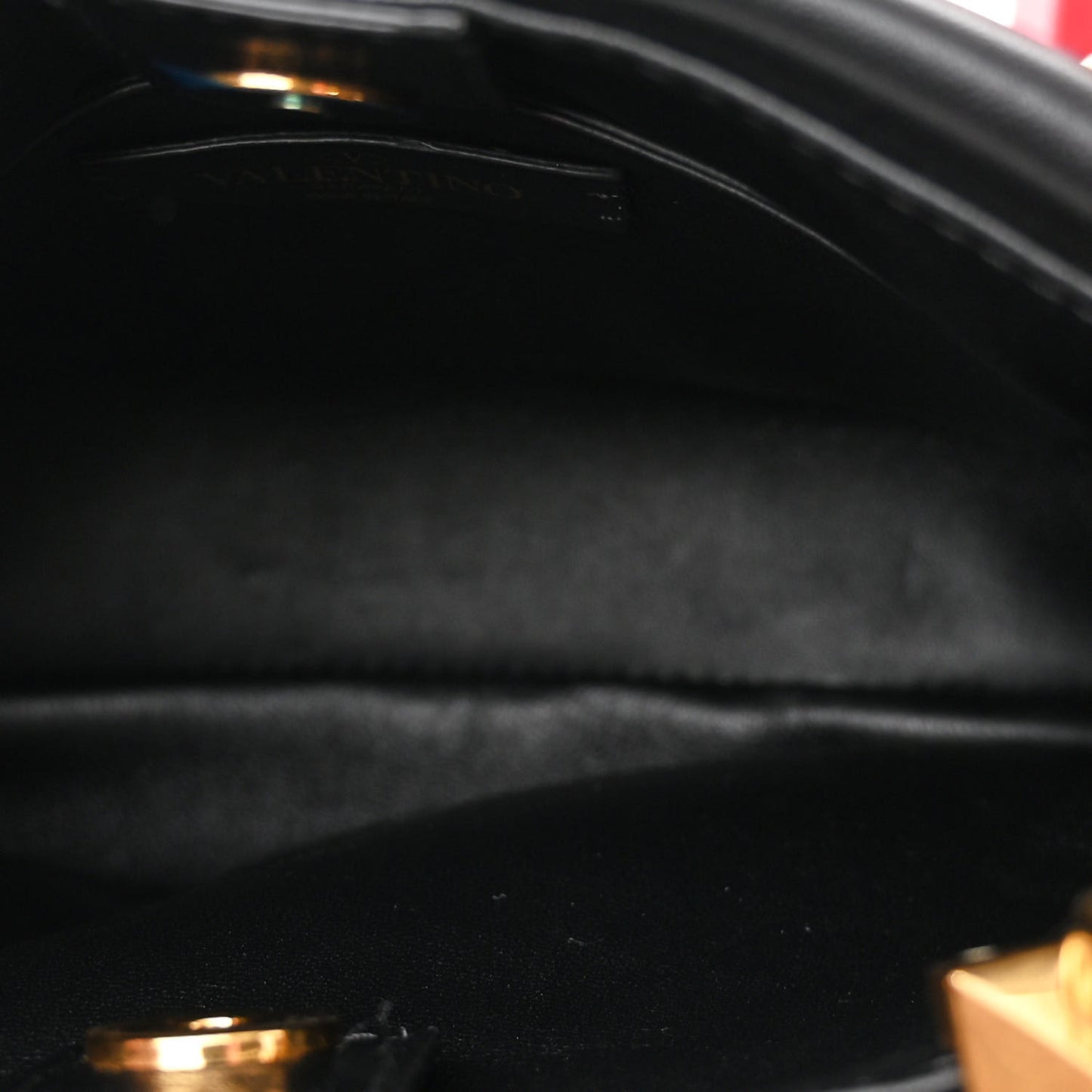 Nappa Small Roman Stud The Handle Bag Black