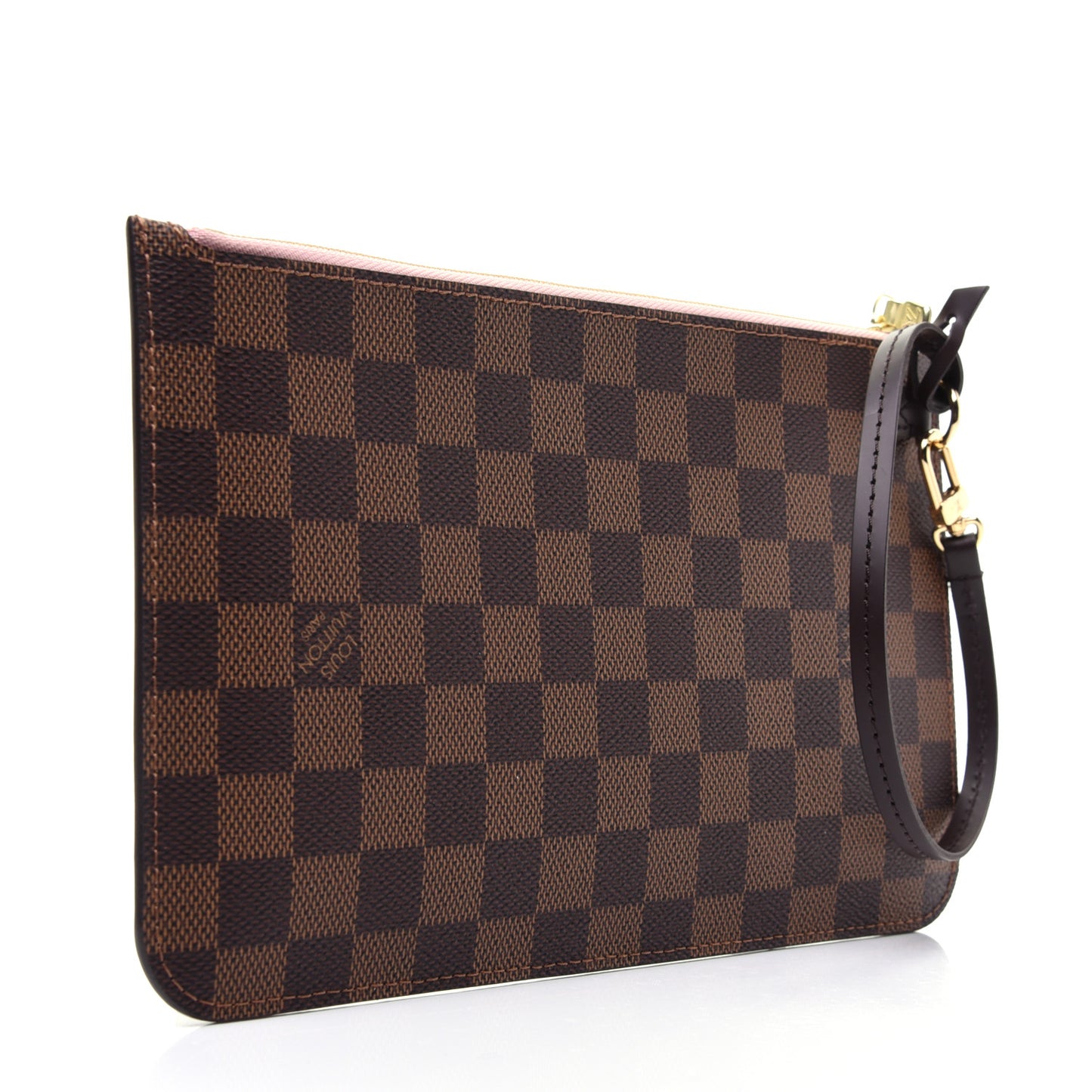 Damier Ebene Neverfull MM GM Pochette Rose Ballerine