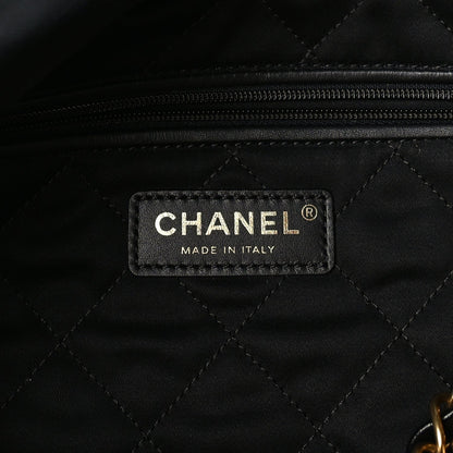 Chanel Shiny Calfskin Quilted 22 Black 6 of 9