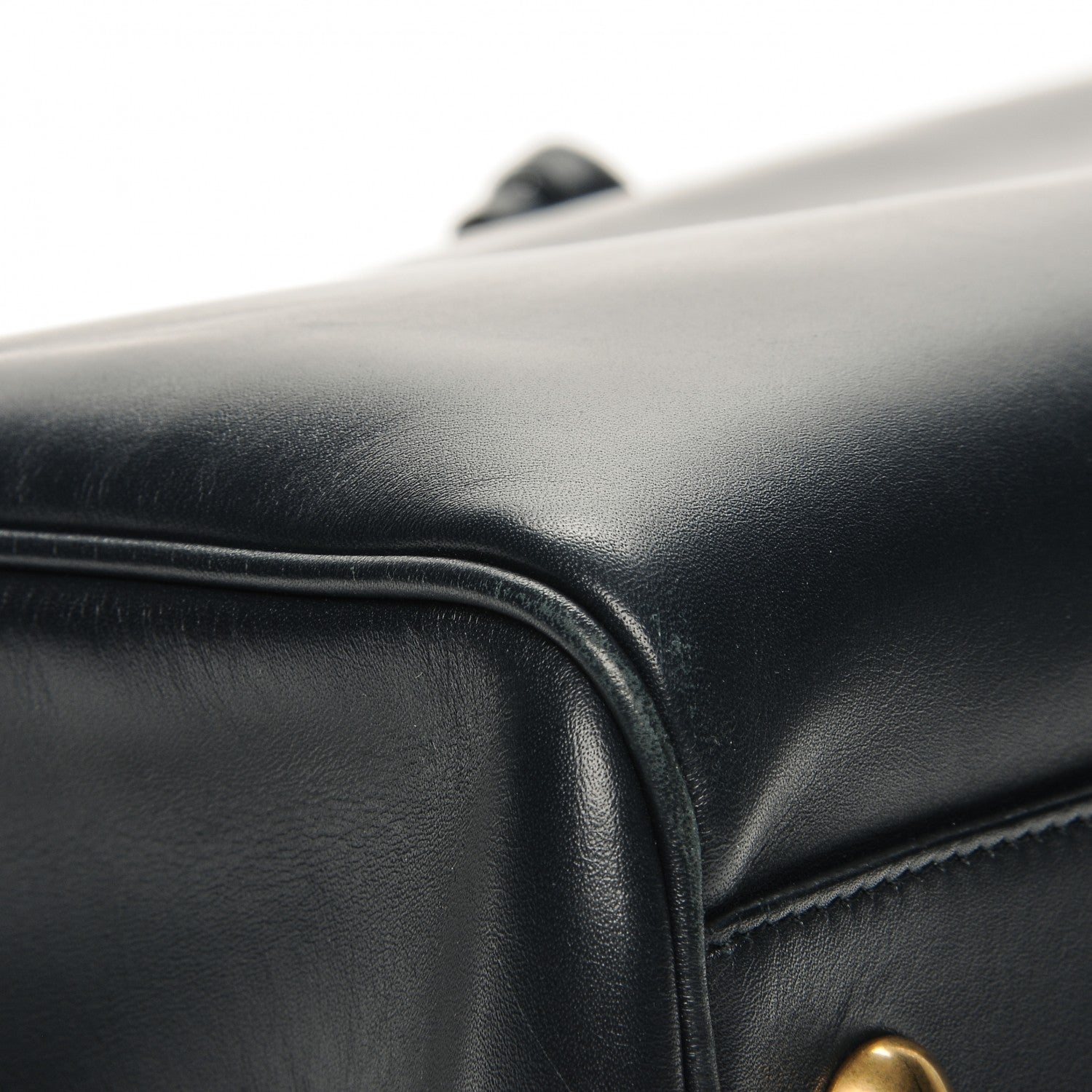 Saint Laurent Calfskin Classic Duffle 6 Marine 10 of 18