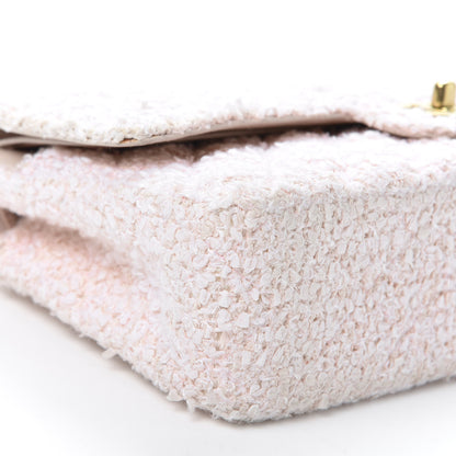 Chanel Tweed Medium Double Flap Pink 5 of 11