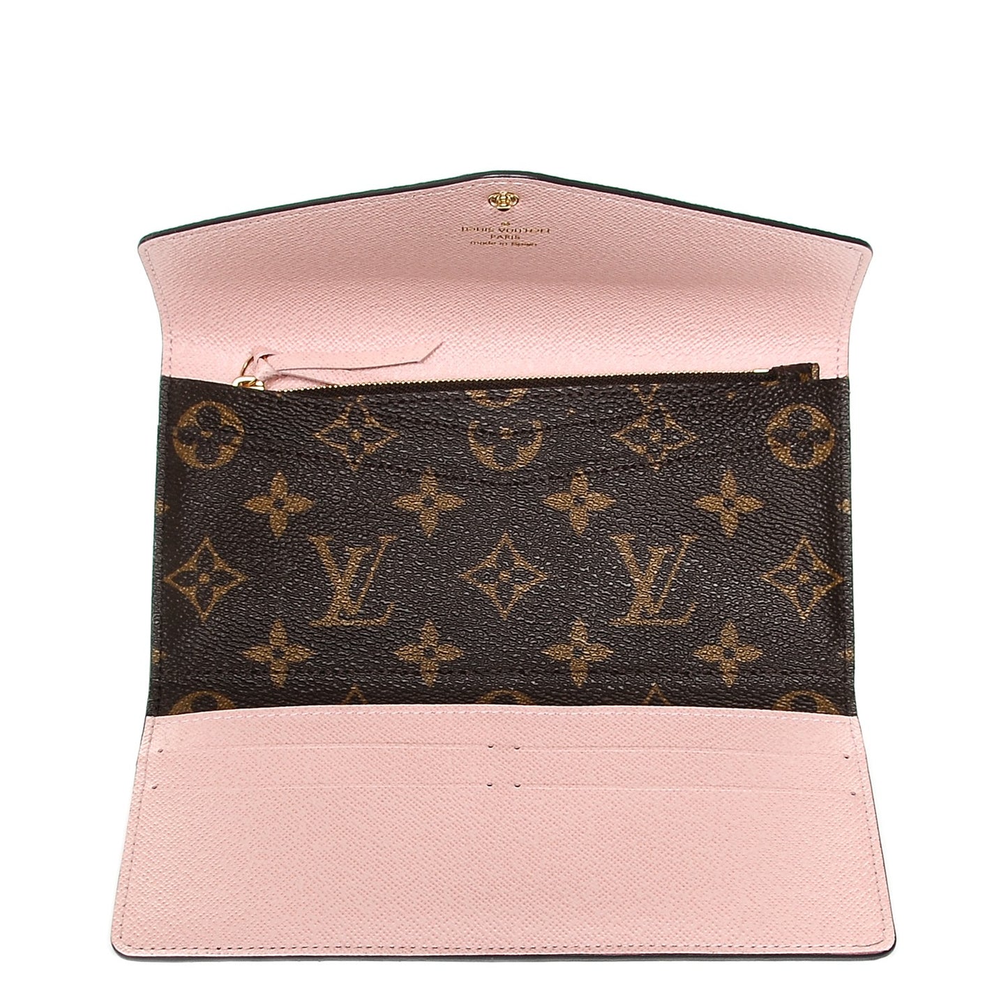 Monogram Josephine Wallet Rose Ballerine