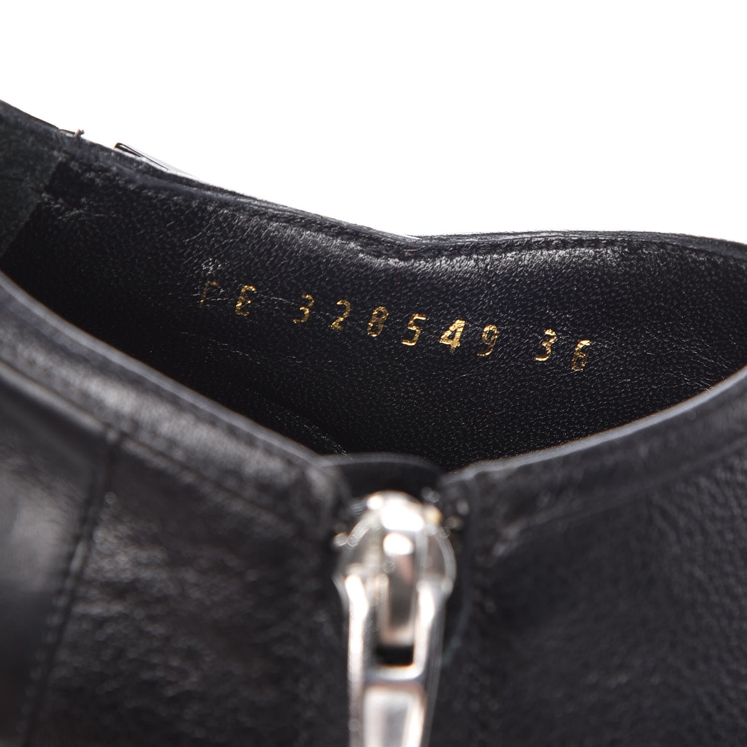 Saint Laurent Calfskin Studded Janis 105 Boots 36 Black 9 of 15