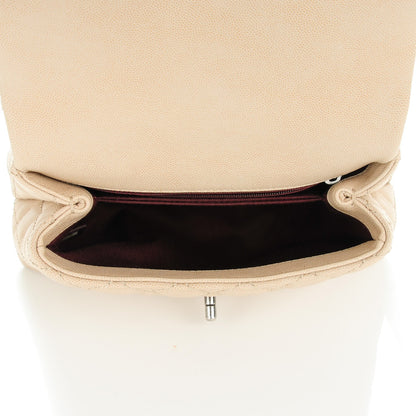 Chanel Caviar Quilted Mini Coco Handle Flap Light Beige 5 of 8