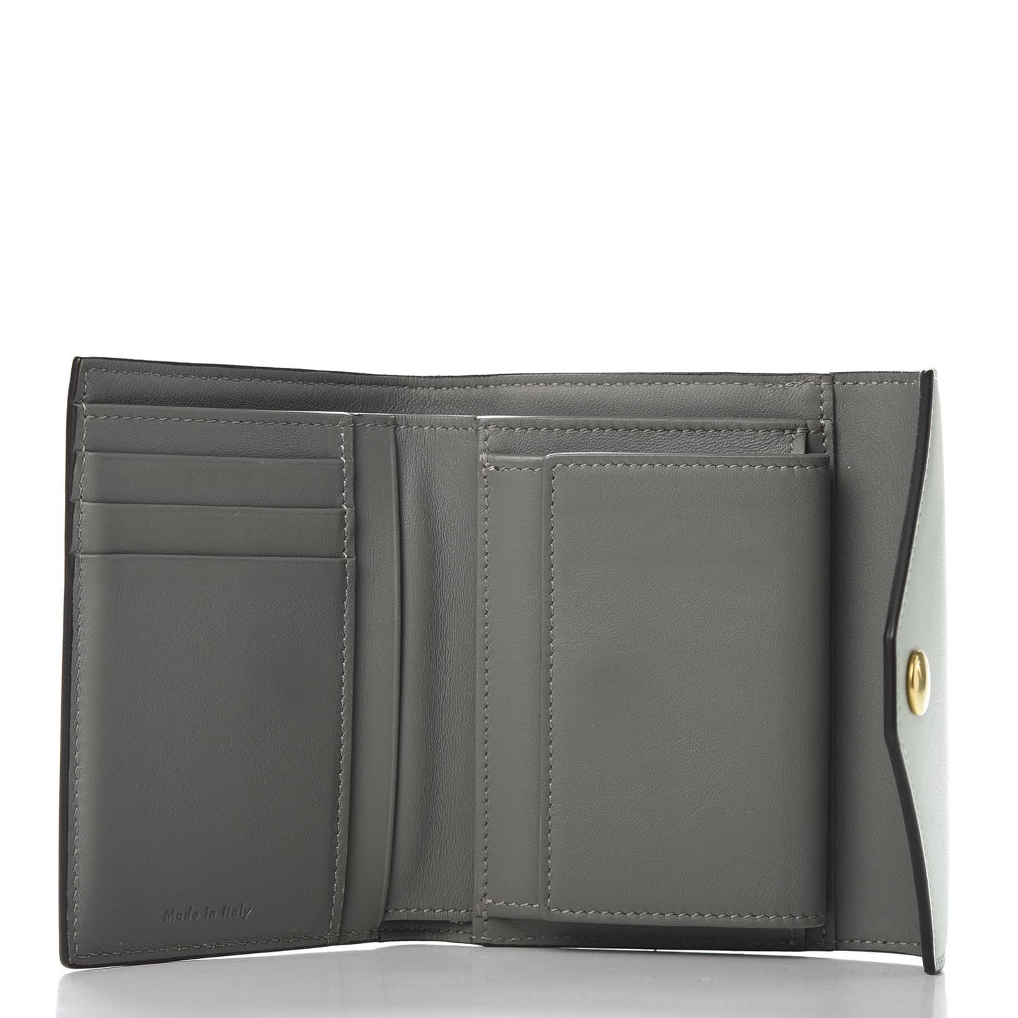 Smooth Calfskin Pocket Card Holder Jade