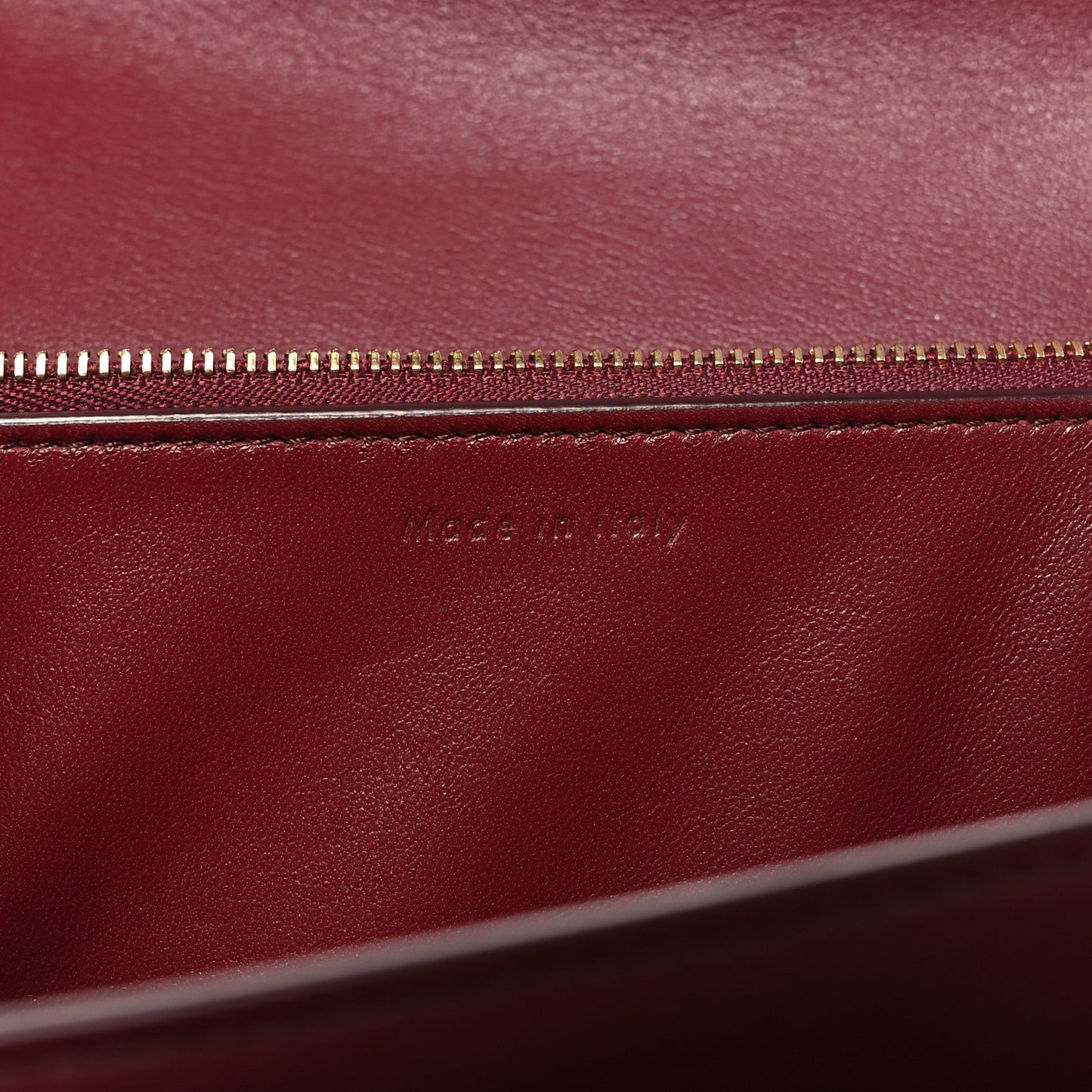 Box Calfskin Medium Classic Box Flap Bag Burgundy