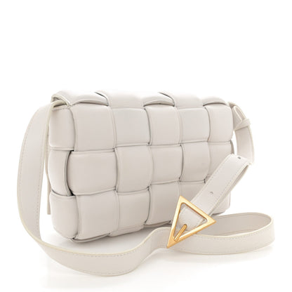 Bottega Veneta Nappa Maxi Intreccio Padded Cassette Crossbody Bag Chalk 3 of 7