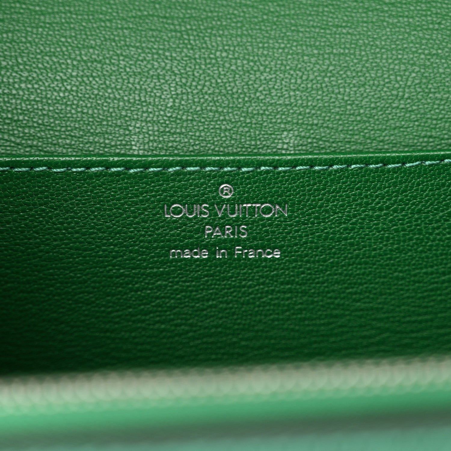 Louis Vuitton Shiny Alligator Vivienne NM Green 6 of 11