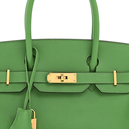 Hermes Epsom Birkin 30 Bambou 8 of 13