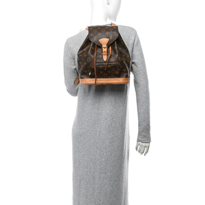 Louis Vuitton Monogram Montsouris MM Backpack 2 of 10