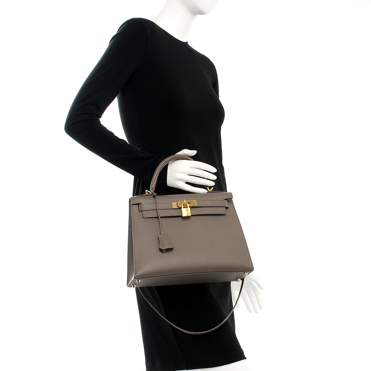 Hermes Epsom Kelly Sellier 28 Etain 3 of 27