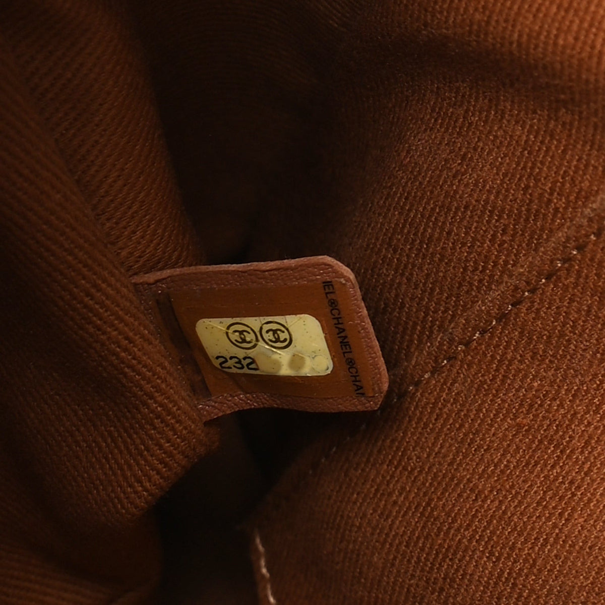 Chanel Washed Caviar Quilted Small Square Turn Around Ligne Flap Camel 6 of 9