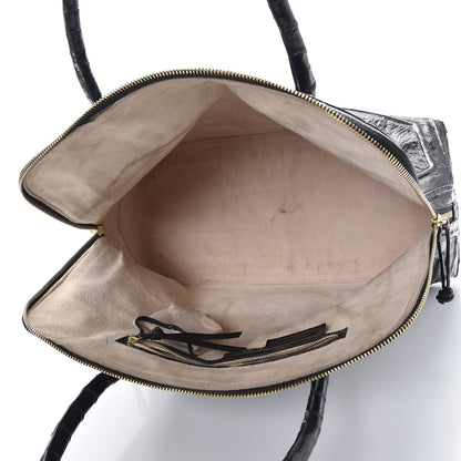 Nancy Gonzalez Crocodile Top Handle Tote Black 5 of 25