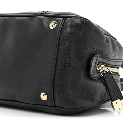 Gucci Guccissima Small Princy Satchel Black 8 of 13