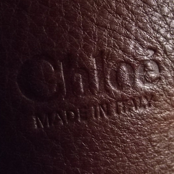 Chloe Calfskin Edith Satchel Whiskey 8 of 8