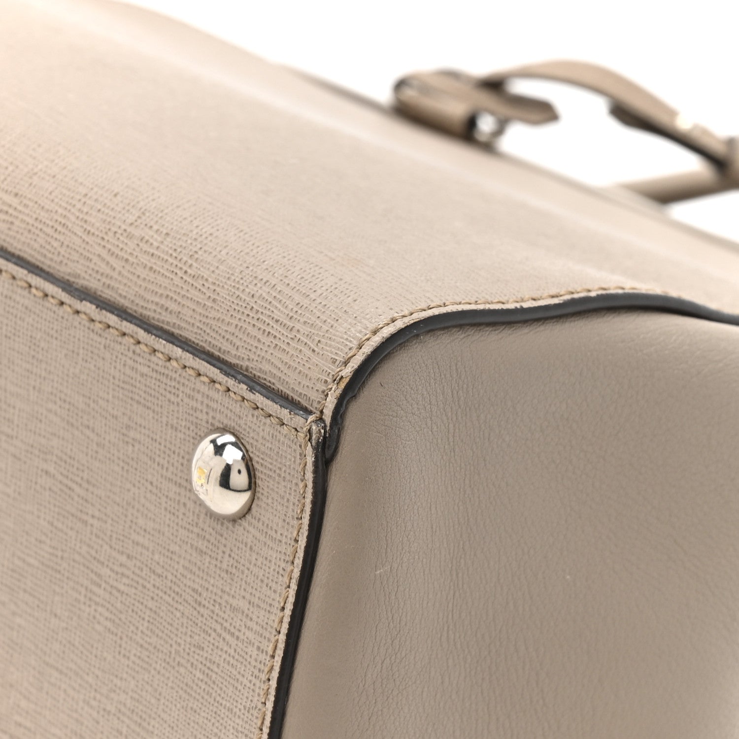 Fendi Vitello Elite Regular 2Jours Tote Tortora 13 of 17