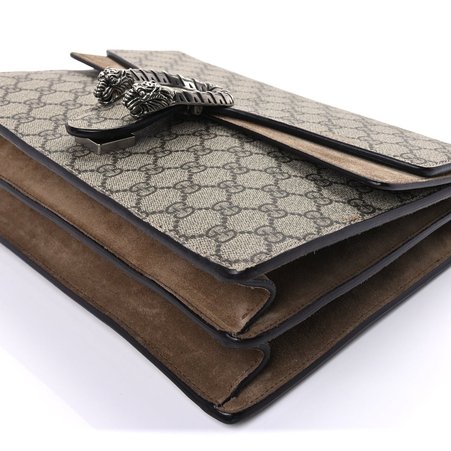 GG Supreme Monogram Medium Dionysus Shoulder Bag Taupe
