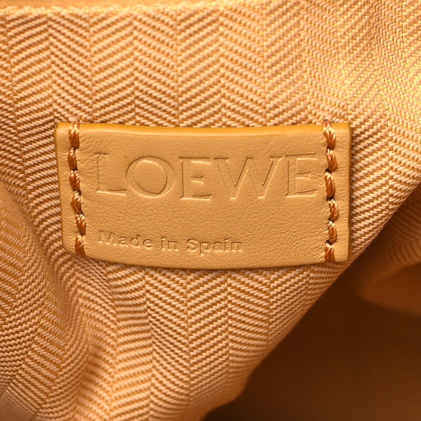 Calfskin Flamenco Puffer Knot Bag Camel