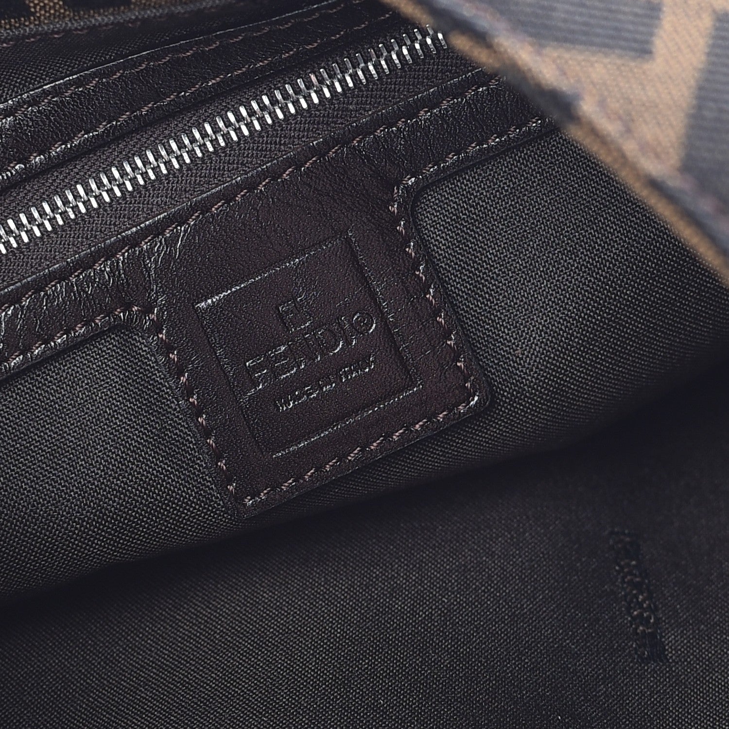 Fendi Zucca Small Shoulder Bag Tobacco 6 of 7