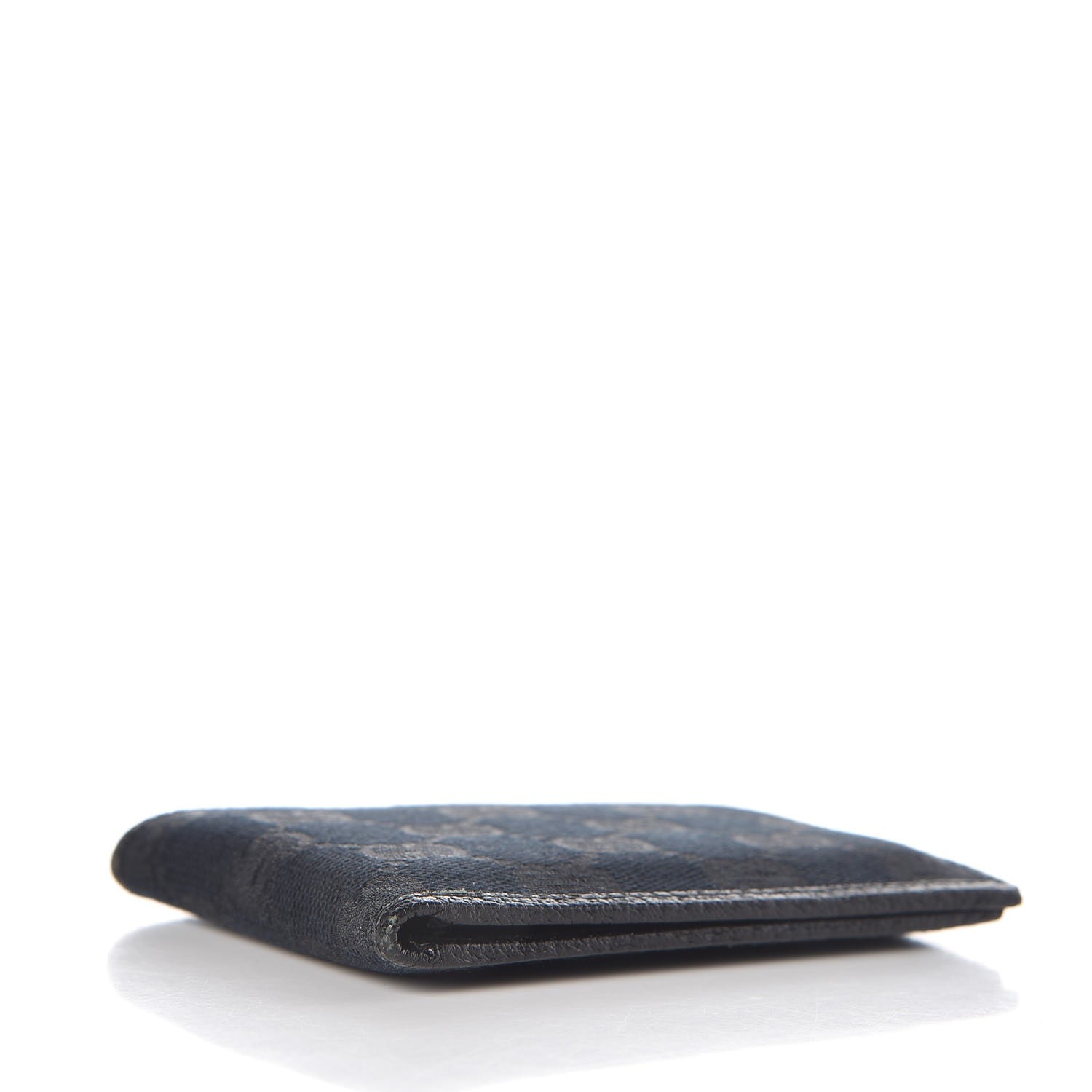 Gucci Mens Monogram Bi-Fold Wallet Black 4 of 7