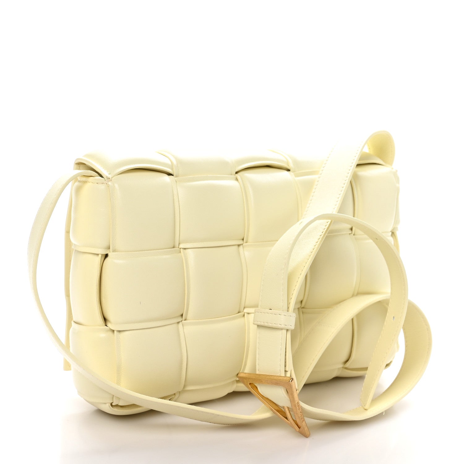 Bottega Veneta Nappa Maxi Intreccio Padded Cassette Crossbody Bag Zest 3 of 9