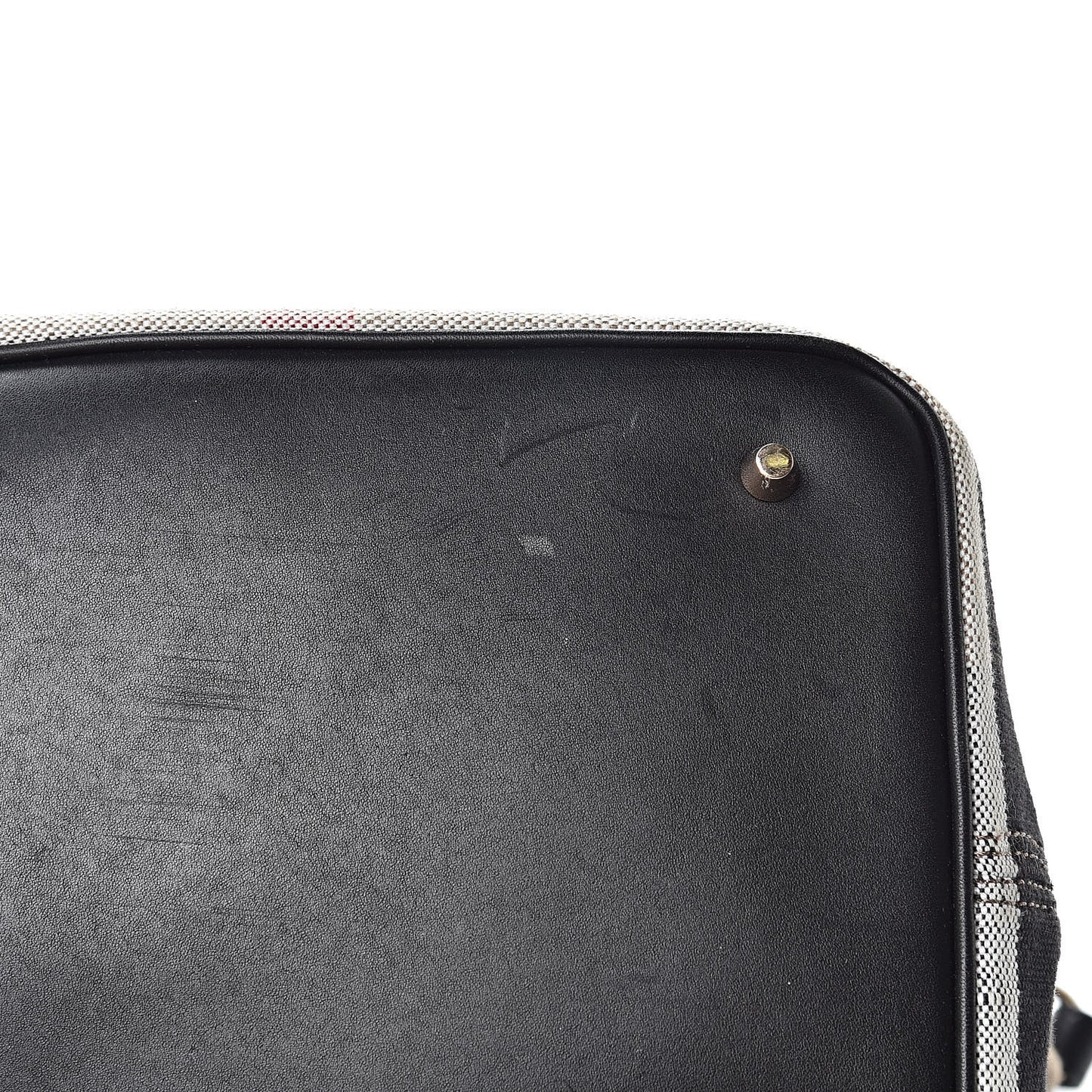 Canvas Mega Check Medium Ashby Hobo Black