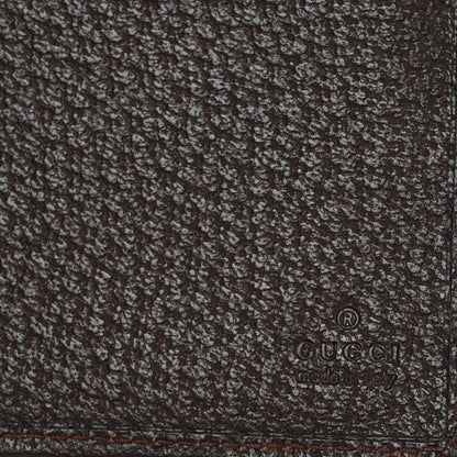 Gucci Monogram Metal Bar Chain Wallet Dark Brown 6 of 7