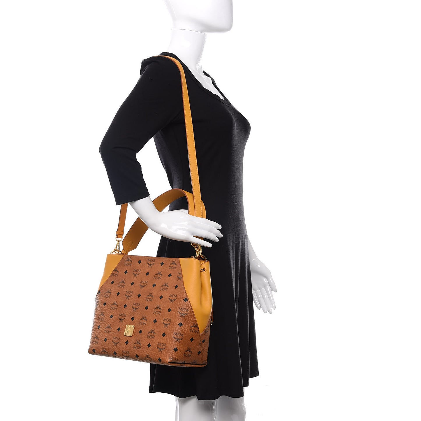 Visetos Medium Klara Hobo Cognac Yellow