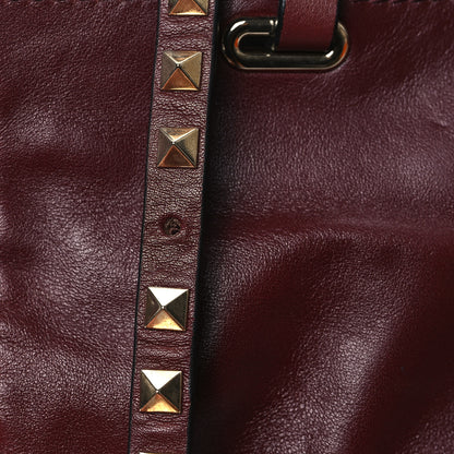 Valentino Garavani Vitello Medium Rockstud Tote Camelia 10 of 11