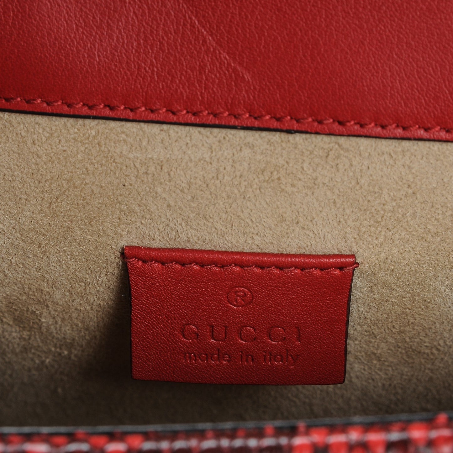 Python Mini Dionysus Shoulder Bag Red